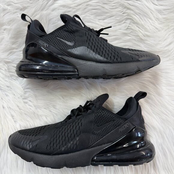 Nike Air Max 270 Black Mens Running AH8050-005 VNDS Sz 10.5 - Picture 3 of 7